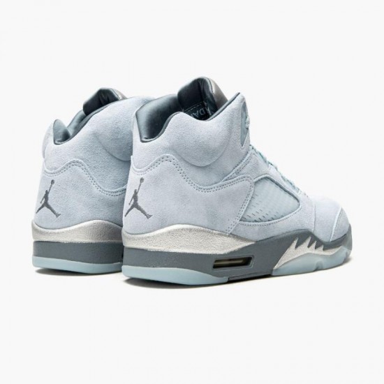 Dámské/Pánské Jordan 5 Retro Bluebird With Silver White DD9336-400 Jordan Boty