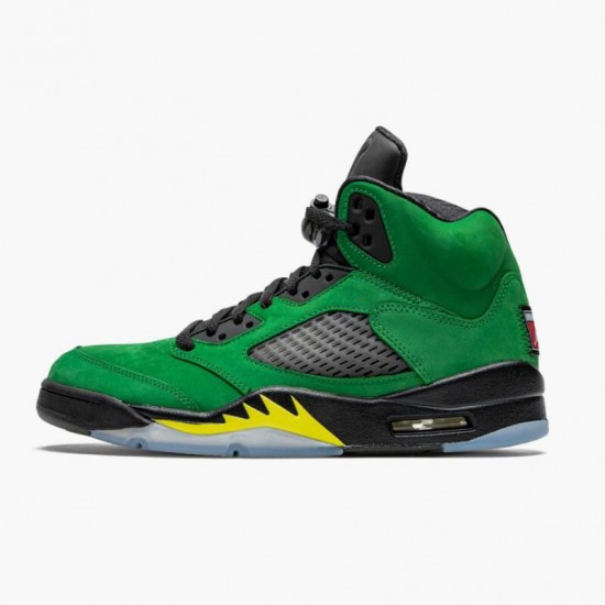 Dámské/Pánské Jordan 5 Retro SE Oregon Green Yellow CK6631-307 Jordan Boty