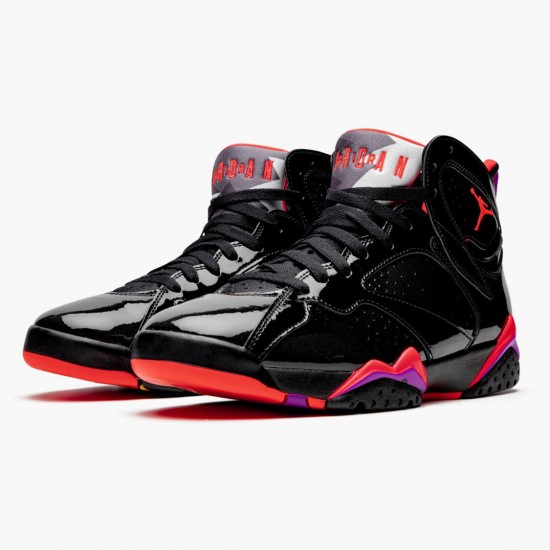 Dámské/Pánské Jordan 7 Retro Black Patent 313358-006 Jordan Boty