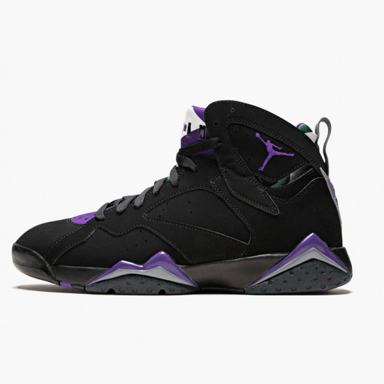 Pánské Jordan 7 Retro Ray Allen Black Fierce Purpler Dark Stee 304775-053 Jordan Boty