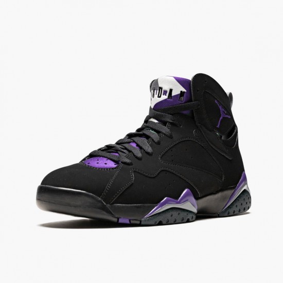 Pánské Jordan 7 Retro Ray Allen Black Fierce Purpler Dark Stee 304775-053 Jordan Boty