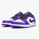 553558-500 Jordan 1 Low Court Purple White Dámské A Pánské Boty