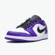 553558-500 Jordan 1 Low Court Purple White Dámské A Pánské Boty