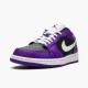 553558-501 Jordan 1 Low Court Purple Black Dámské A Pánské Boty