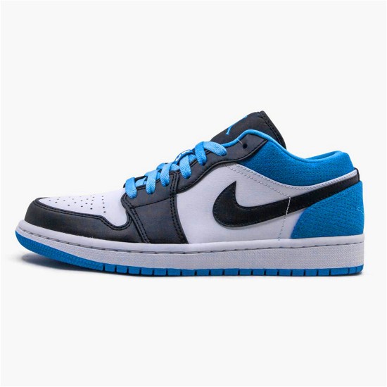 CK3022-004 Jordan 1 Low Laser Blue Dámské A Pánské Boty