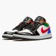 CZ4776-101 Jordan 1 Low Multi-Color Black Toe Dámské A Pánské Boty