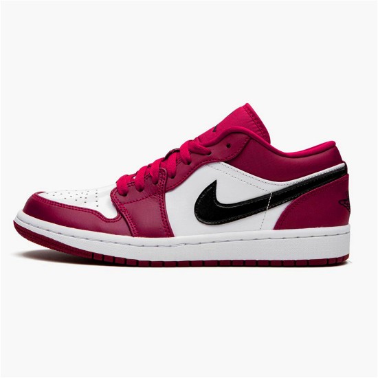 553558-604 Jordan 1 Low Noble Red Dámské A Pánské Boty