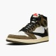 CD4487-100 Jordan 1 Retro High Travis Scott Dámské A Pánské Boty