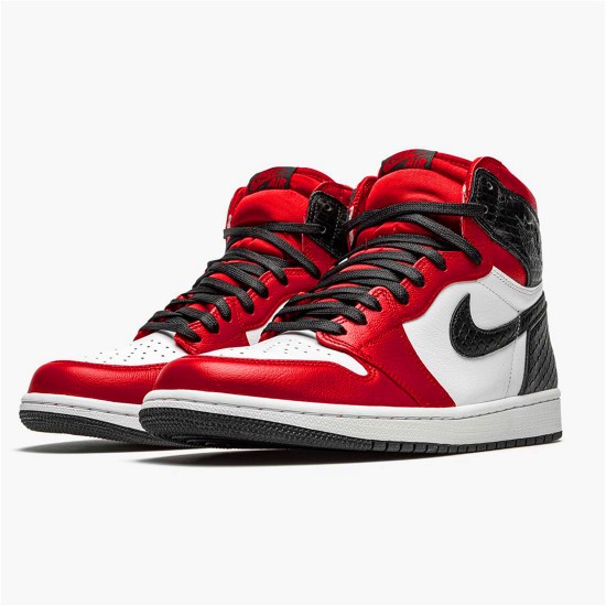 CD0461-601 Jordan 1 Retro High Satin Snake Chicago Dámské A Pánské Boty