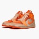 DH4270-800 Jordan 1 Mid Apricot Orange Dámské A Pánské Boty