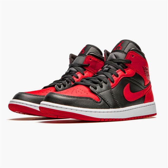 554724-074 Jordan 1 Mid Banned (2020) Dámské A Pánské Boty