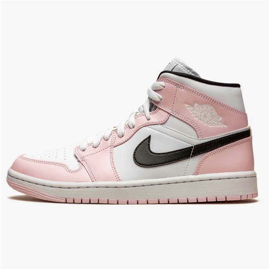 BQ6472-500 Jordan 1 Mid Barely Rose Dámské Boty