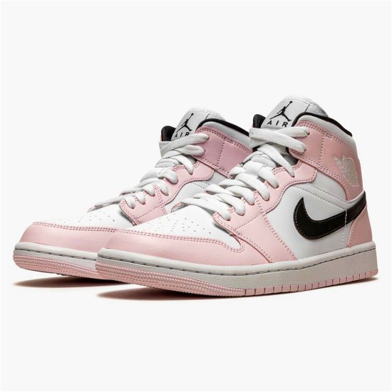 BQ6472-500 Jordan 1 Mid Barely Rose Dámské Boty