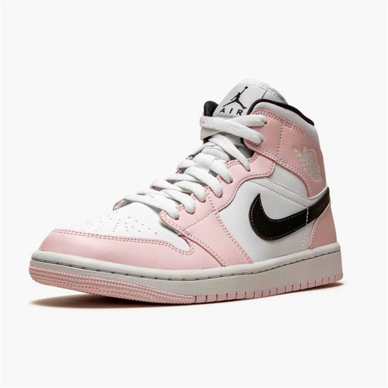 BQ6472-500 Jordan 1 Mid Barely Rose Dámské Boty