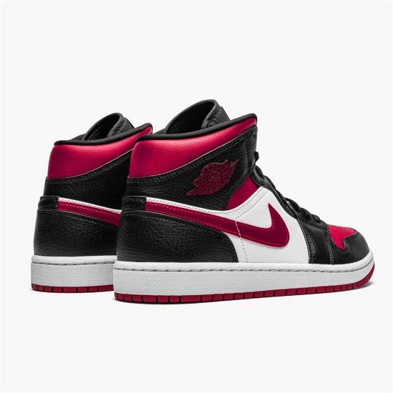 554724-066 Jordan 1 Mid Bred Toe Dámské A Pánské Boty