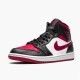 554724-066 Jordan 1 Mid Bred Toe Dámské A Pánské Boty