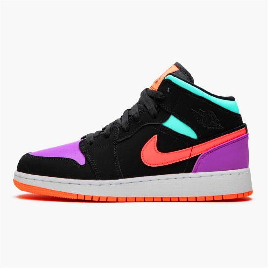 554725-083 Jordan 1 Mid Multi-Color Dámské A Pánské Boty