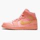 852542-600 Jordan 1 Mid Coral Gold Dámské A Pánské Boty