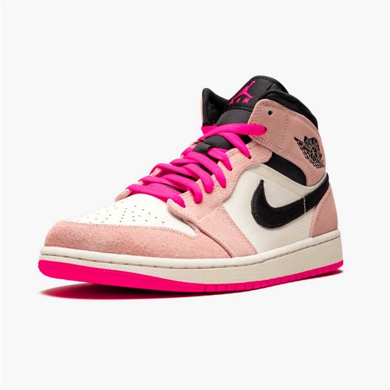 852542-801 Jordan 1 Mid Crimson Tint Dámské A Pánské Boty