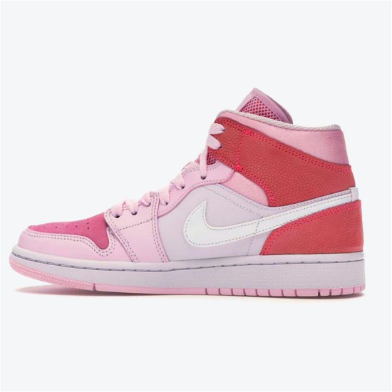 CW5379-600 Jordan 1 Mid Digital Pink Dámské Boty