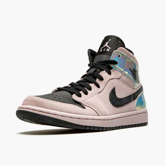 BQ6472-602 Jordan 1 Mid Dirty Powder Iridescent Dámské A Pánské Boty