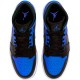 554724-077 Jordan 1 Mid Hyper Royal Tumbled Leather Dámské A Pánské Boty