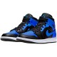 554724-077 Jordan 1 Mid Hyper Royal Tumbled Leather Dámské A Pánské Boty