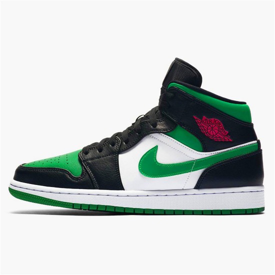 554724-067 Jordan 1 Mid Green Toe Dámské A Pánské Boty