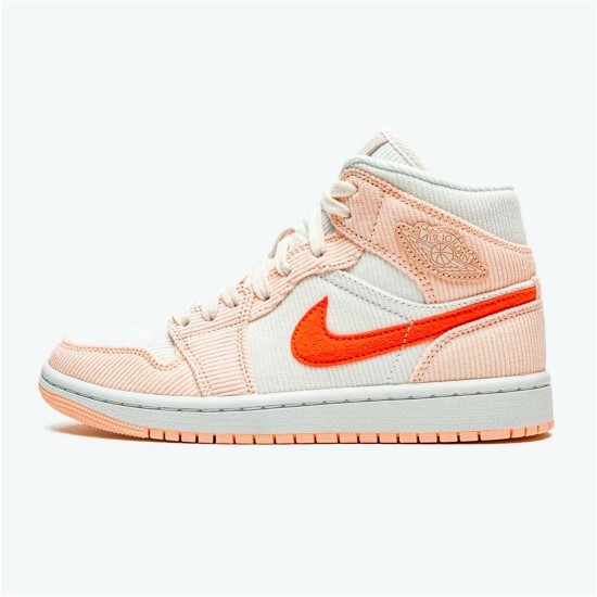 DA8009-108 Jordan 1 Mid SE Corduroy Sail Dámské A Pánské Boty