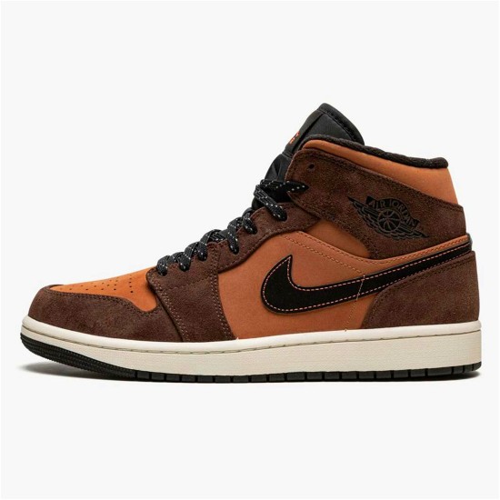 DC7294-200 Jordan 1 Mid SE Dark Chocolate Dámské A Pánské Boty