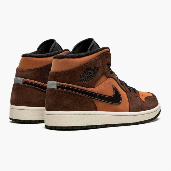 DC7294-200 Jordan 1 Mid SE Dark Chocolate Dámské A Pánské Boty