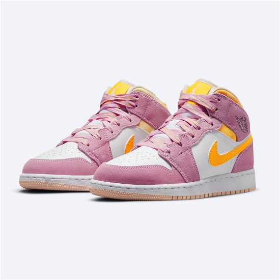 DC9517-600 Jordan 1 Mid SE Arctic Pink Dámské Boty