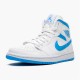 BQ6472-114 Jordan 1 Mid UNC Dámské A Pánské Boty