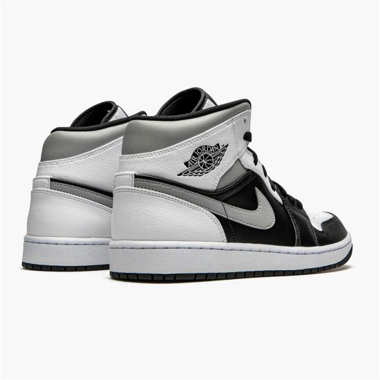 554724-073 Jordan 1 Mid White Shadow Dámské A Pánské Boty