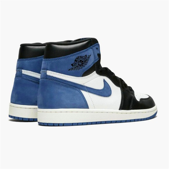 555088-115 Jordan 1 Retro High Blue Moon Dámské A Pánské Boty