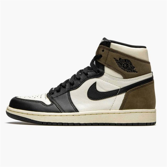 555088-105 Jordan 1 Retro High Dark Mocha Dámské A Pánské Boty