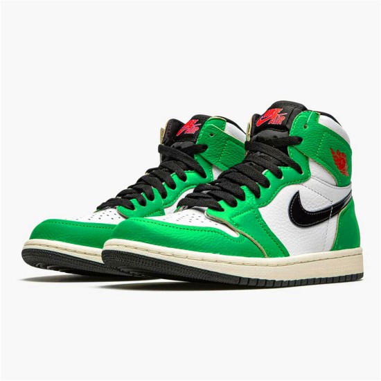 DB4612-300 Jordan 1 Retro High Lucky Green Dámské A Pánské Boty