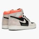 555088-018 Jordan 1 Retro High Neutral Grey Hyper Crimson Dámské A Pánské Boty