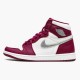 555088-611 Jordan 1 Retro High OG Bordeaux Dámské A Pánské Boty