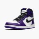 555088-500 Jordan 1 Retro High Court Purple White Dámské A Pánské Boty