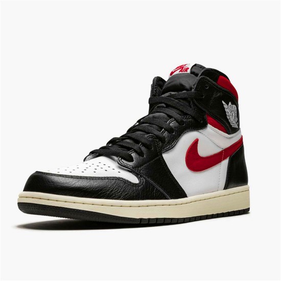 555088-061 Jordan 1 Retro High Black Gym Red Dámské A Pánské Boty