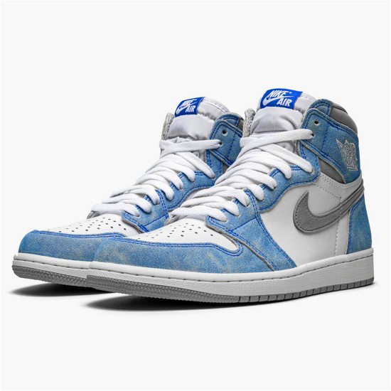 555088-402 Jordan 1 Retro High OG Hyper Royal Dámské A Pánské Boty