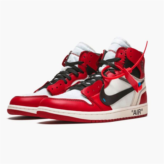 AA3834-101 Jordan 1 Retro High Off-White Chicago Dámské A Pánské Boty