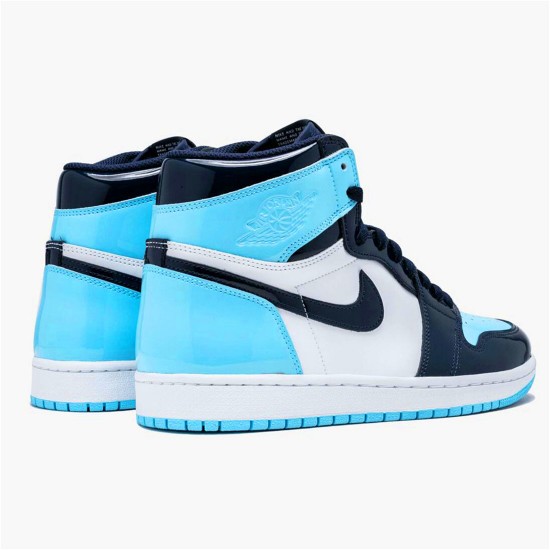 CD0461-401 Jordan 1 Retro High UNC Patent Dámské A Pánské Boty