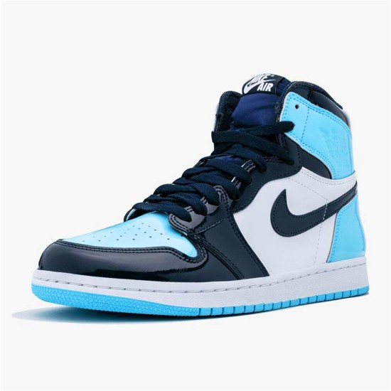 CD0461-401 Jordan 1 Retro High UNC Patent Dámské A Pánské Boty