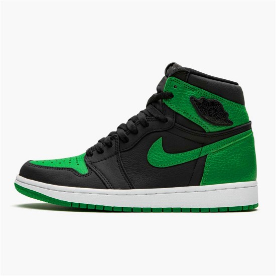 555088-030 Jordan 1 Retro High Pine Green Black Dámské A Pánské Boty