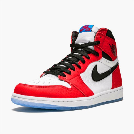 555088-602 Jordan 1 Retro High Spider-Man Origin Story Pánské Boty