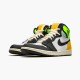 555088-118 Jordan 1 Retro High White Black Volt University Gold Dámské A Pánské Boty