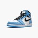 555088-134 Jordan 1 Retro High White University Blue Black Dámské A Pánské Boty