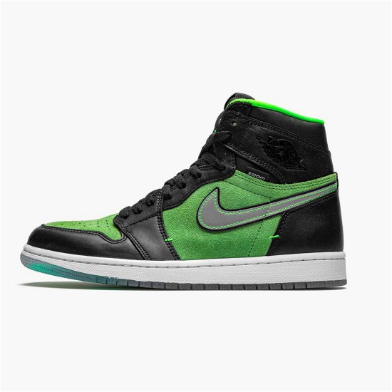 CK6637-002 Jordan 1 Retro High Zoom Zen Green Dámské A Pánské Boty